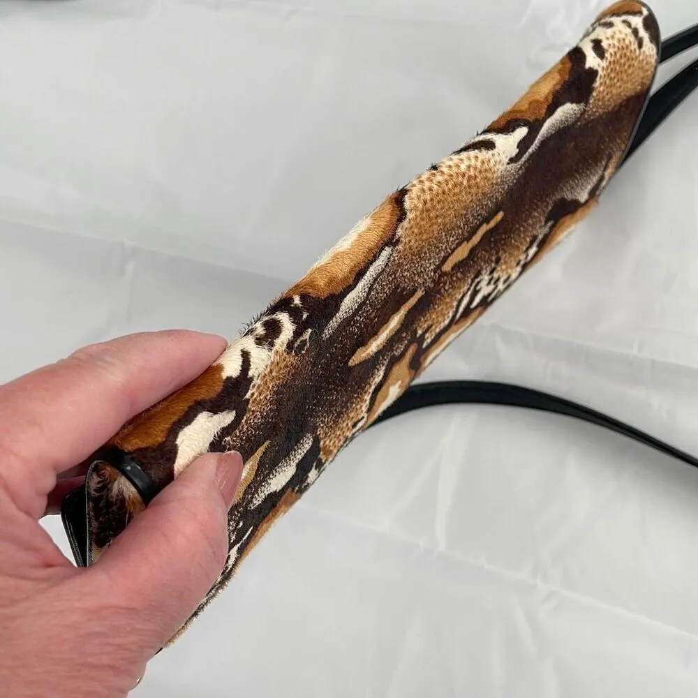 Aldo leather Chetah print crossbody clutch - Image 4