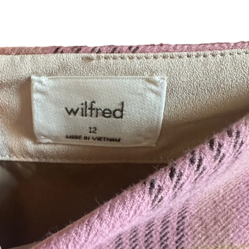 Wilfred Pink Plaid Mini Skirt Sz‎ 12 - Image 4