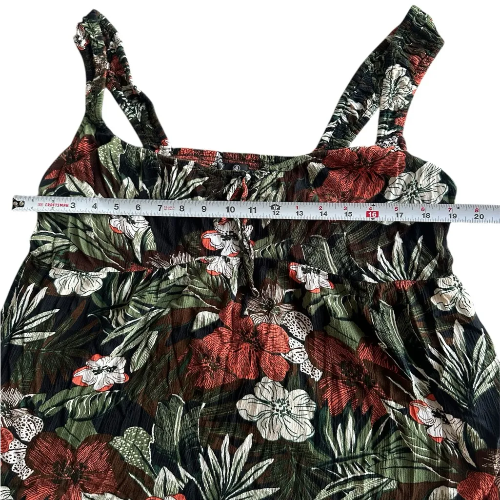women’s floral print volcom tank top size xl - Image 3
