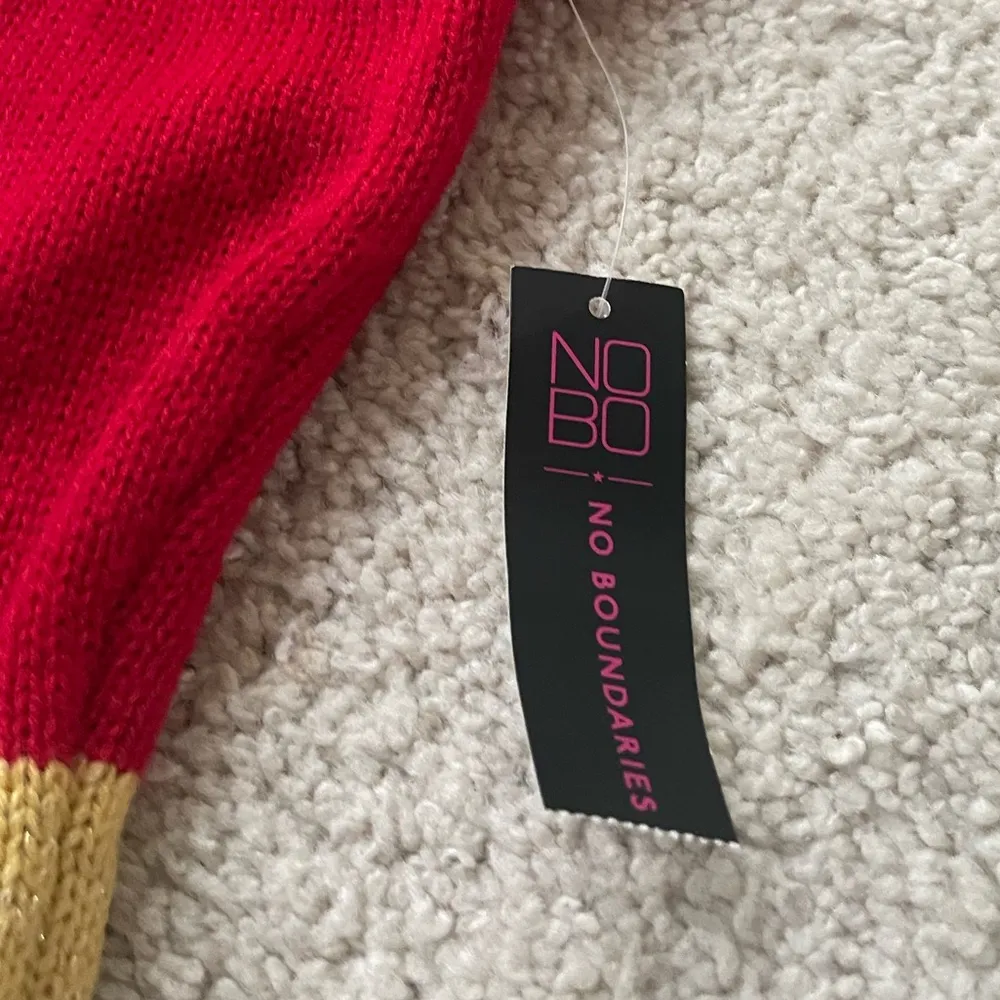 No Boundaries Christmas Ugly Sweater Present Dress - S - Image 5