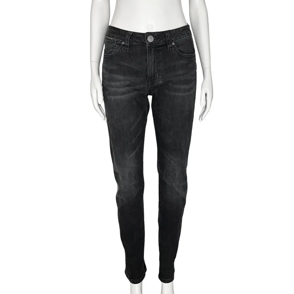 Cabi Black High Straight Leg Smolder Jeans Style 3650. Size 4. Classic Mom EUC - Image 4