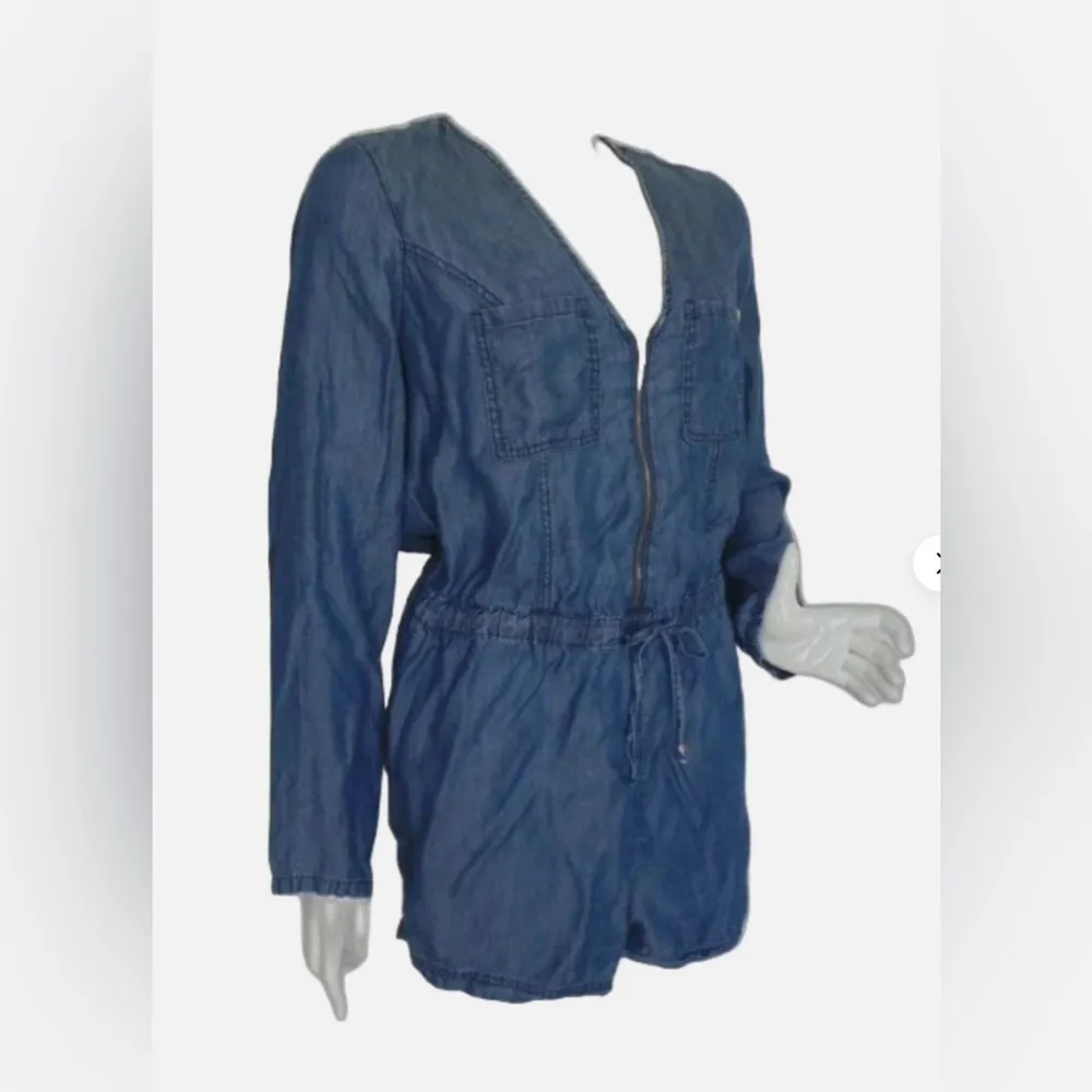 Guess Blue Denim Romper - Image 2