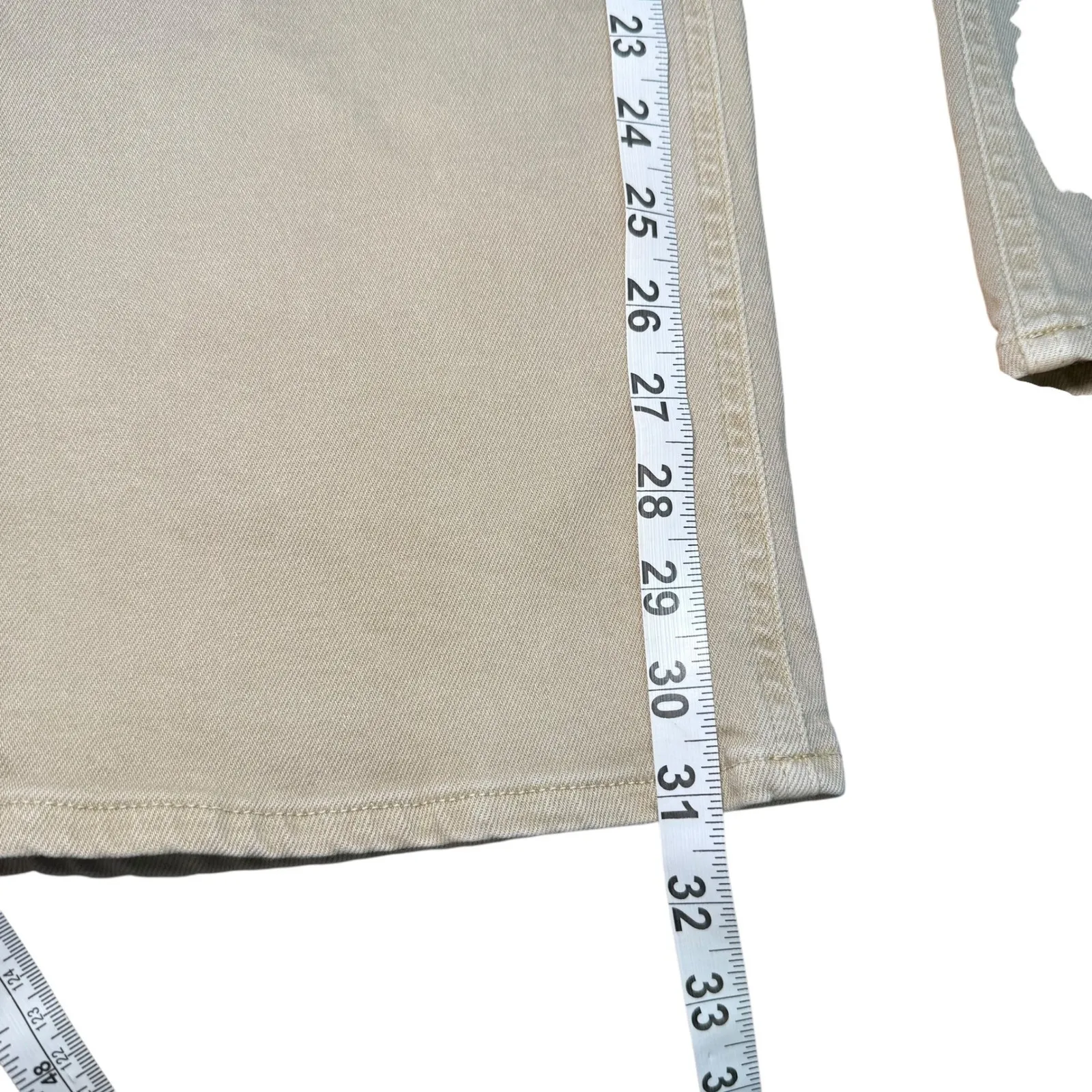 Jimmy Key Wide Leg Pants Size 8 Khaki Trousers‎ High Rise Casual Everyday Style Tan - Image 10