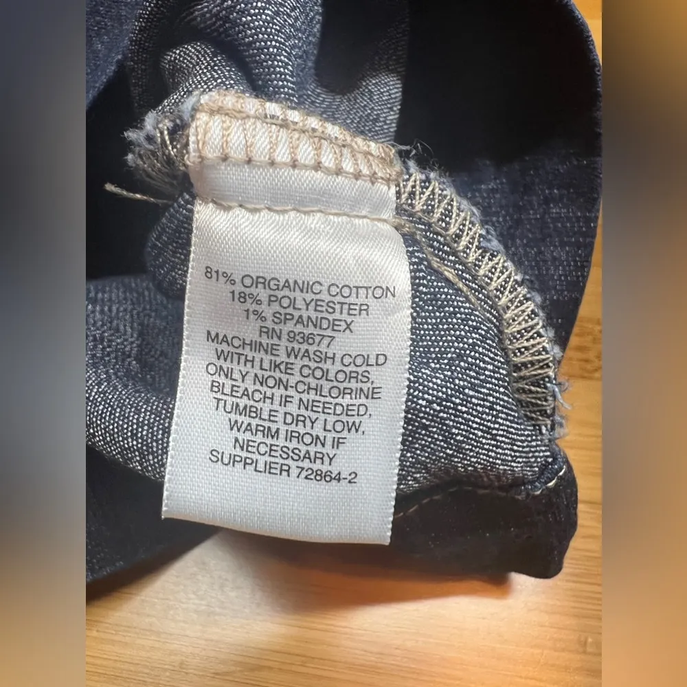 Liz Claiborne Women’s Short Sleeve Blue Denim Casual Dress W/Pockets,Spring|Sz:S - Image 13