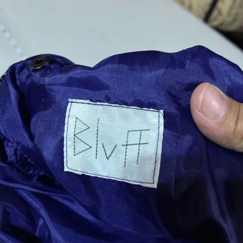 Vintage Bluff Women's Velvet Button Back Dress Blue Size‎ S Whimsical romantic - Image 10