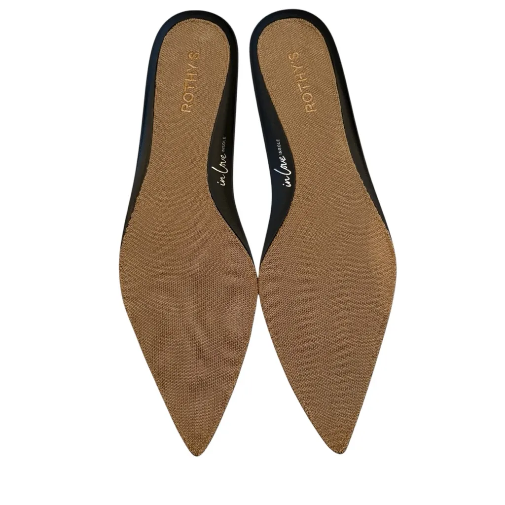 ROTHY'S The Point Ballet Flats In Retired Driftwood w/in love insole, Sz 12 - Image 14