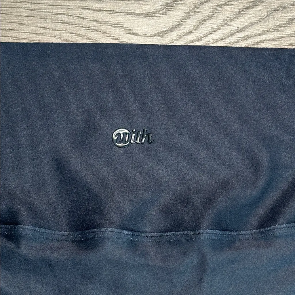 WITH Wear It To Heart High Rise Active Tennis‎ Skirt Skort Rainbow Black Size XS - Image 4