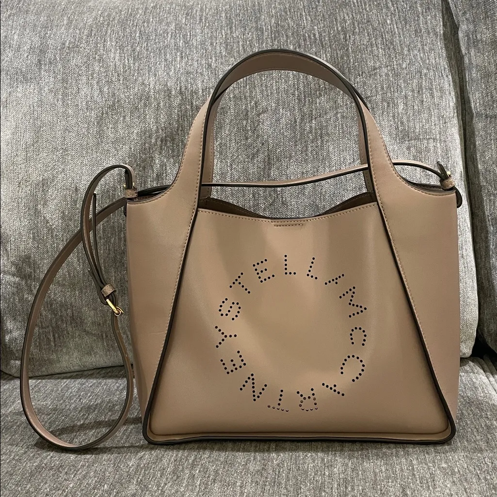 Stella McCartney Stella Logo Tote In Moss NWT - Image 8