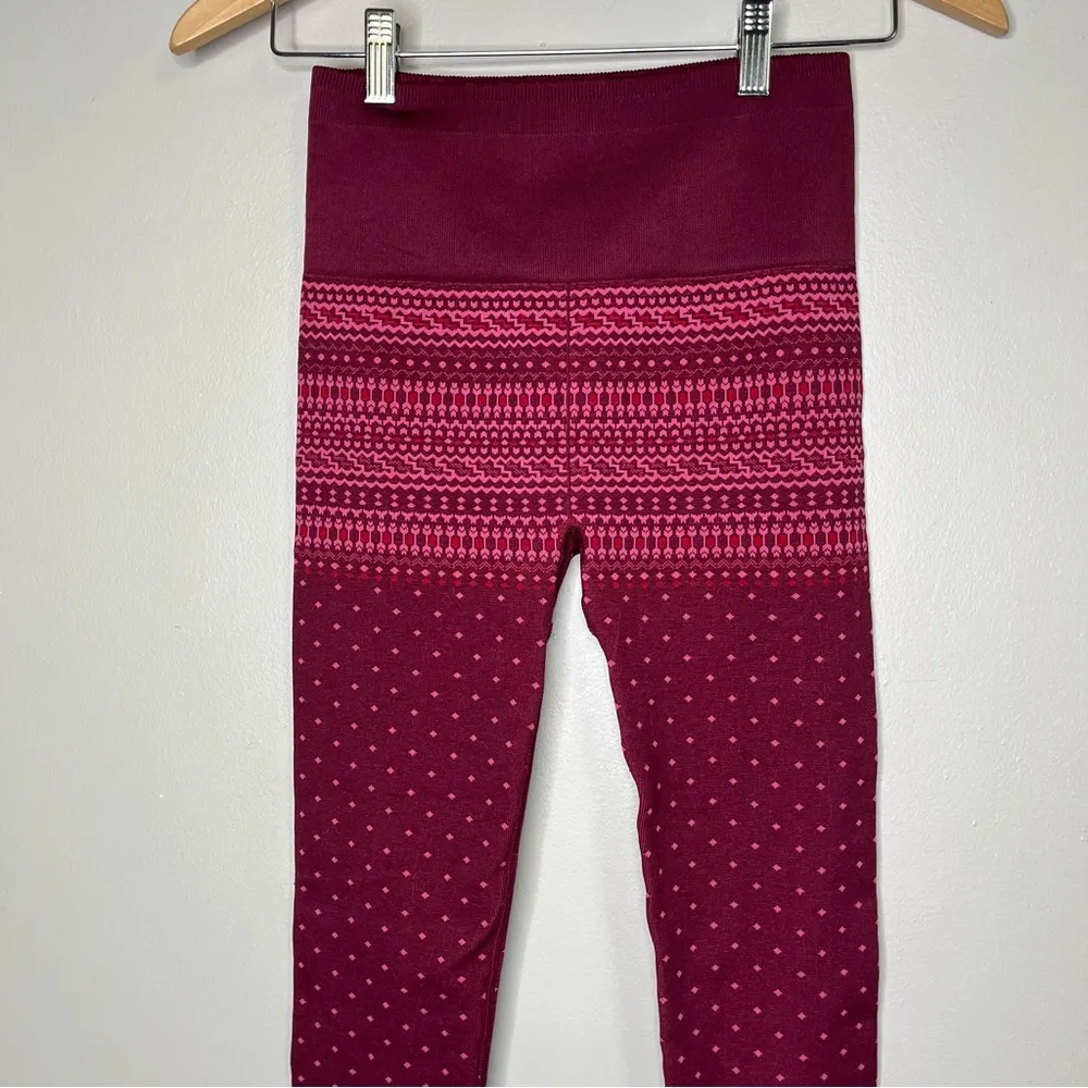 Fabletics High-Waisted Seamless Fair Isle Legging Size Small - Image 7