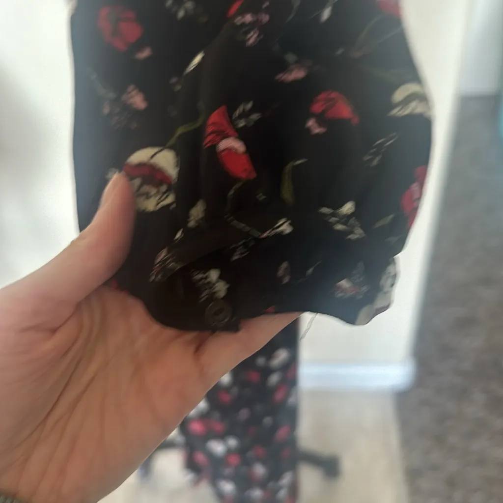 BLACK FLORAL JUMPSUIT - Image 6