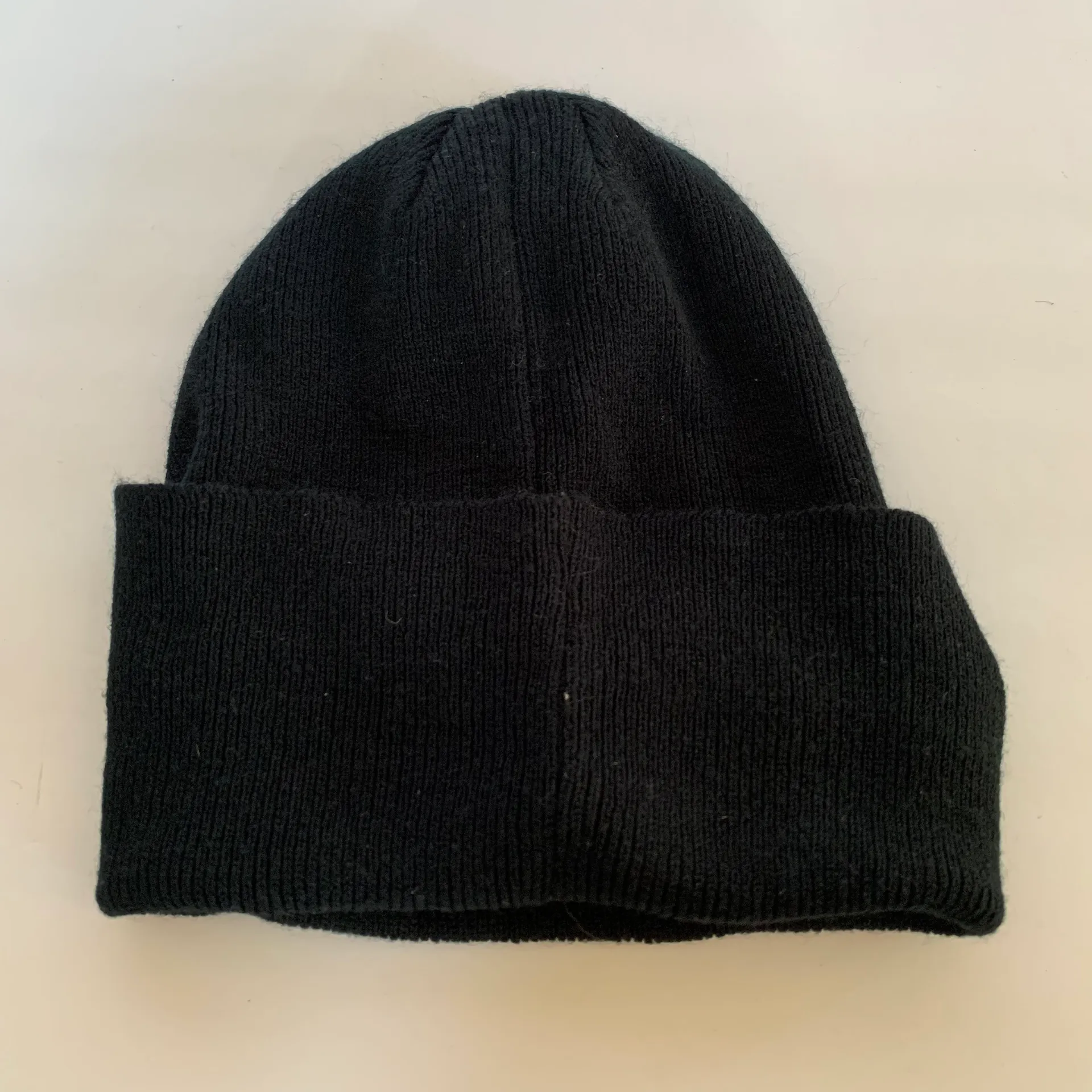 Thrasher Black/White Embroidered Skate and Destroy  Beanie - Image 2