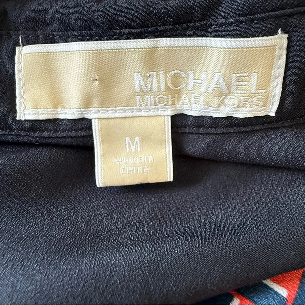 Michael‎ Kors Red and Navy Romper Size Medium - Image 7