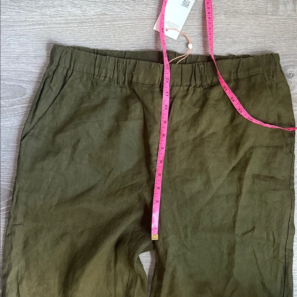 NEW Quince 100% European Linen Tapered Ankle Pants Large - Image 6