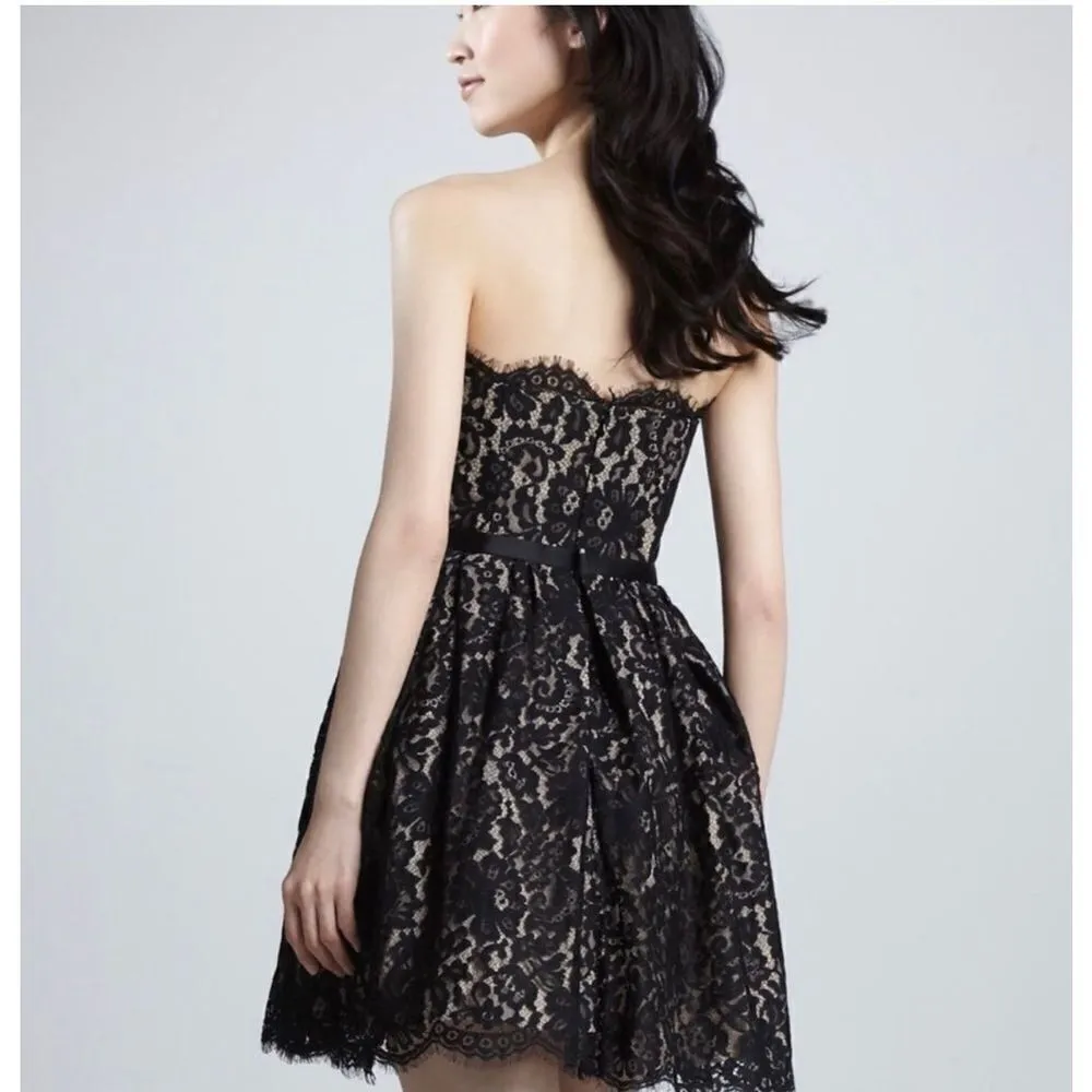 Womens Robert Rodriguez Neiman Marcus Strapless Cocktail Lace  Dress - Sz 6 - Image 2