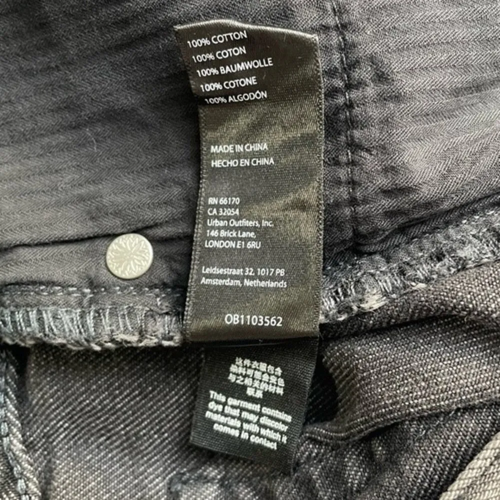 NWT Free People Loving Good Vibrations Black Distressed Jean Shorts Size 28 NEW - Image 11