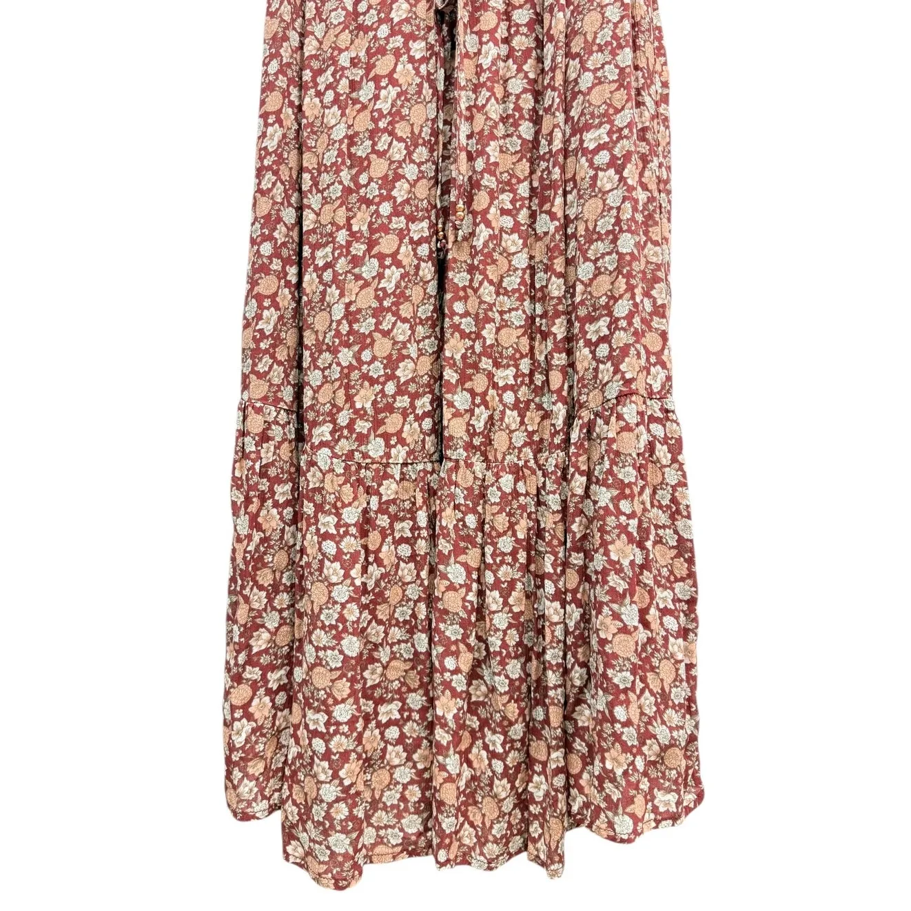 Gentle Fawn Florence Midi Dress in Paprika Ditsy Floral Printsize M - Image 3