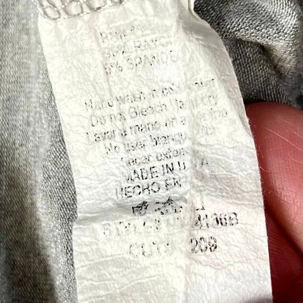 Lavender Field Ruffle Short Sleeve Raw Hem Top Medium - Image 9