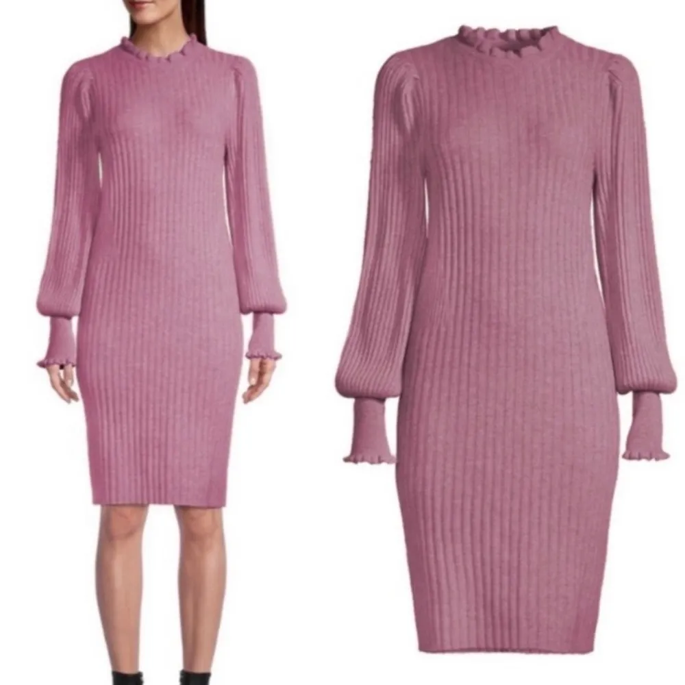 Ellie Tahari Cashmere Balloon Sleeve Sweater Dress Size S New w/Tag - Image 15