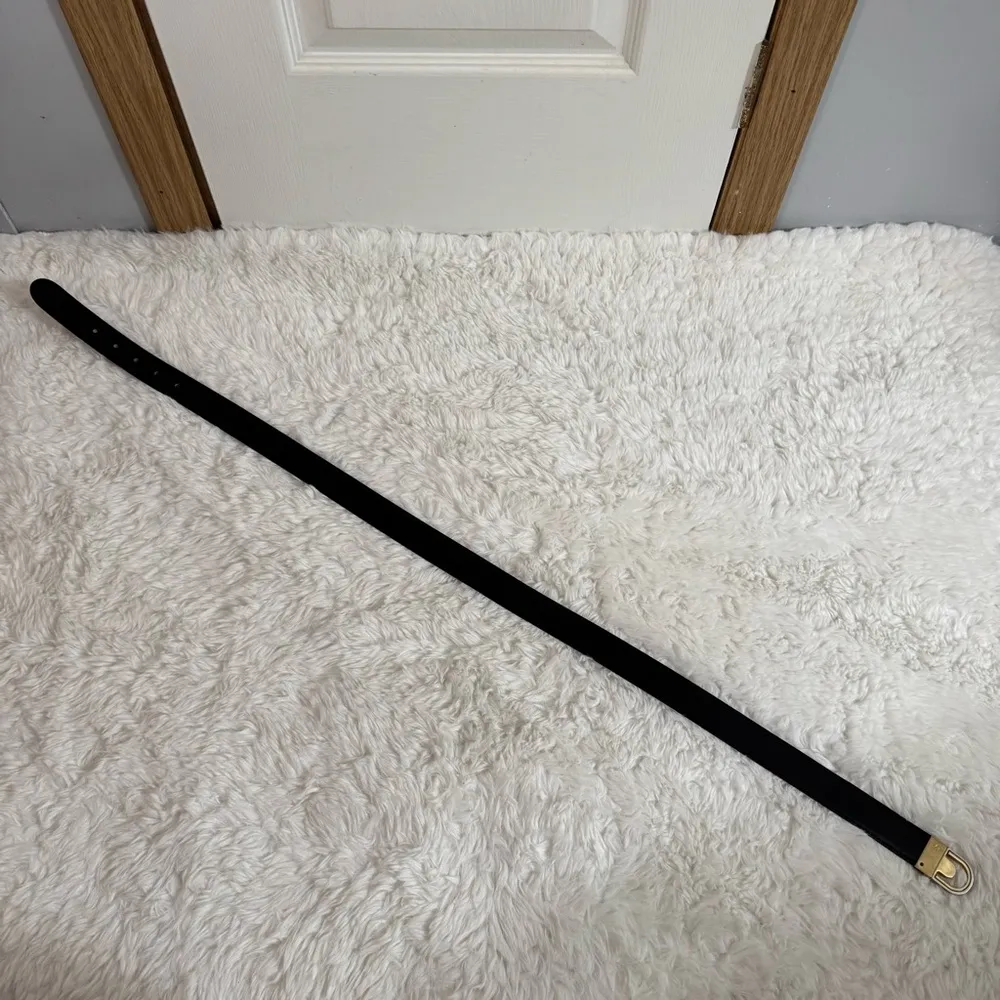 St. Marco Black Leather Belt - Image 11