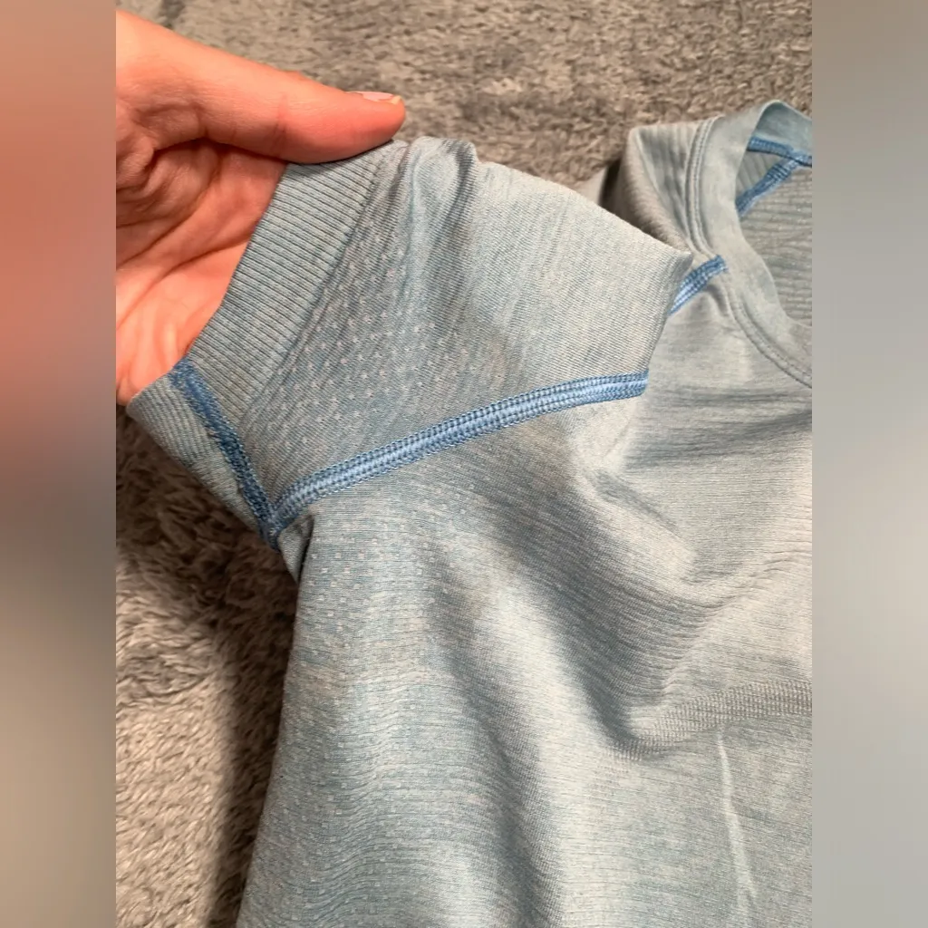 Lululemon Light Blue swiftly tech Short Sleeve T-Shirt 6 - Image 6