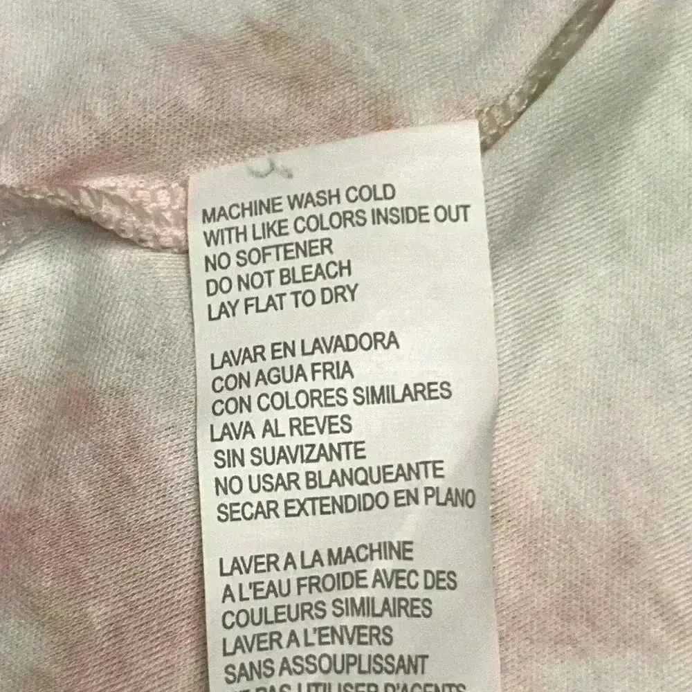 FABLETICS Laila Wrap, cropped floral pink, white green, peach Top Size M new - Image 11