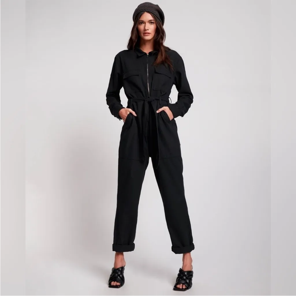 One Teaspoon  Black Claudia Jumpsuit SMALL - Image 4