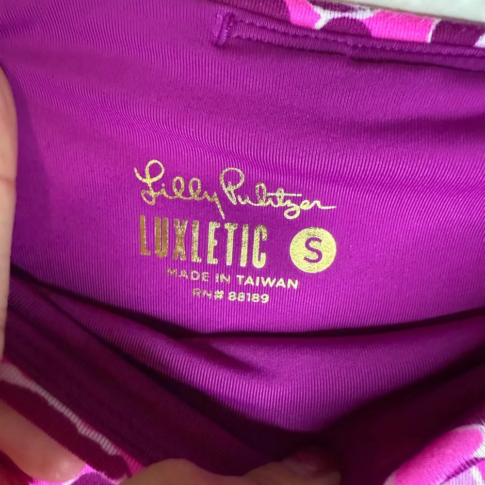 Lilly Pulitzer Weekender High Rise Crop Leggings Don't Be a Cheetah S - Image 5