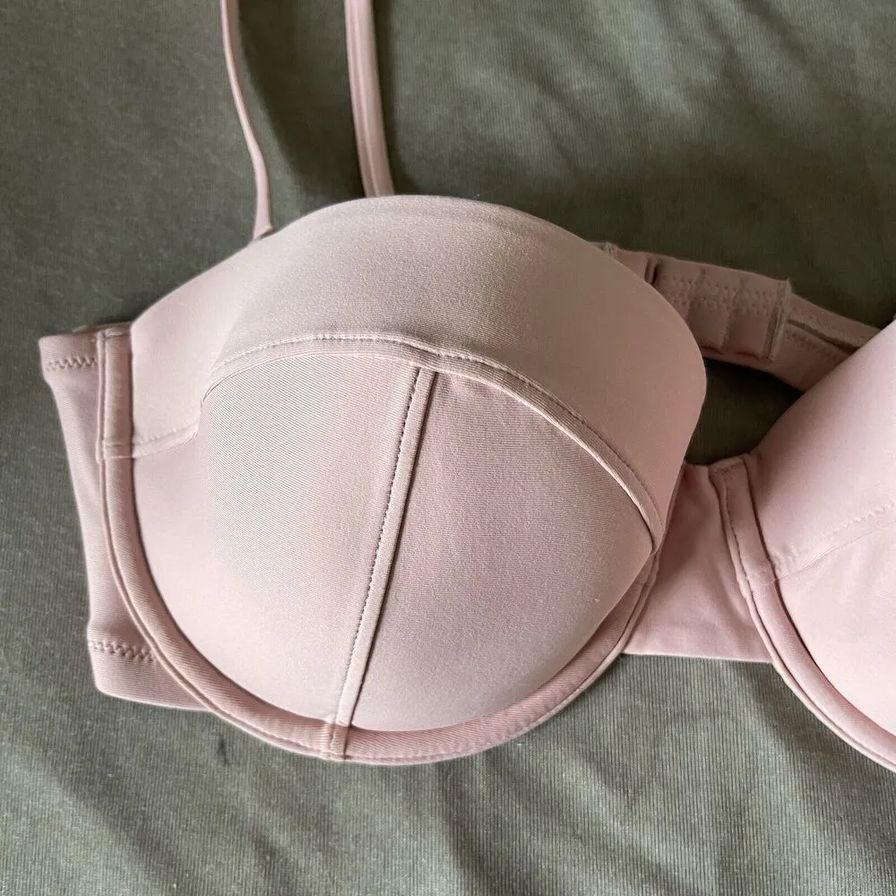 J.Crew Size 32D Pink Underwire Bikini Swim Top H8235 Travel Vacation Tropical - Image 6