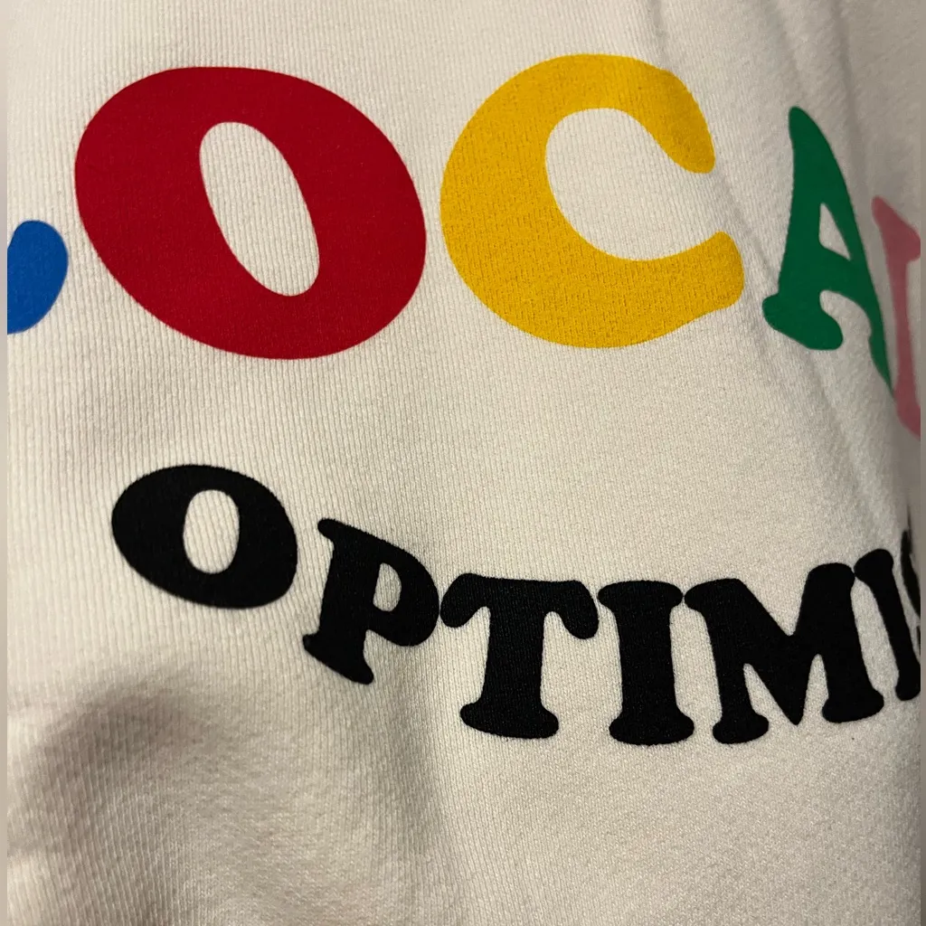 NWOT Madhappy Local Optimist Heritage‎ Sweatshirt Sz XS - Image 4