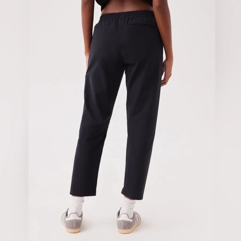 Outdoor Voices RecTrek Pants Womens Small Black Pull On Drawstring Athleisure - Image 2