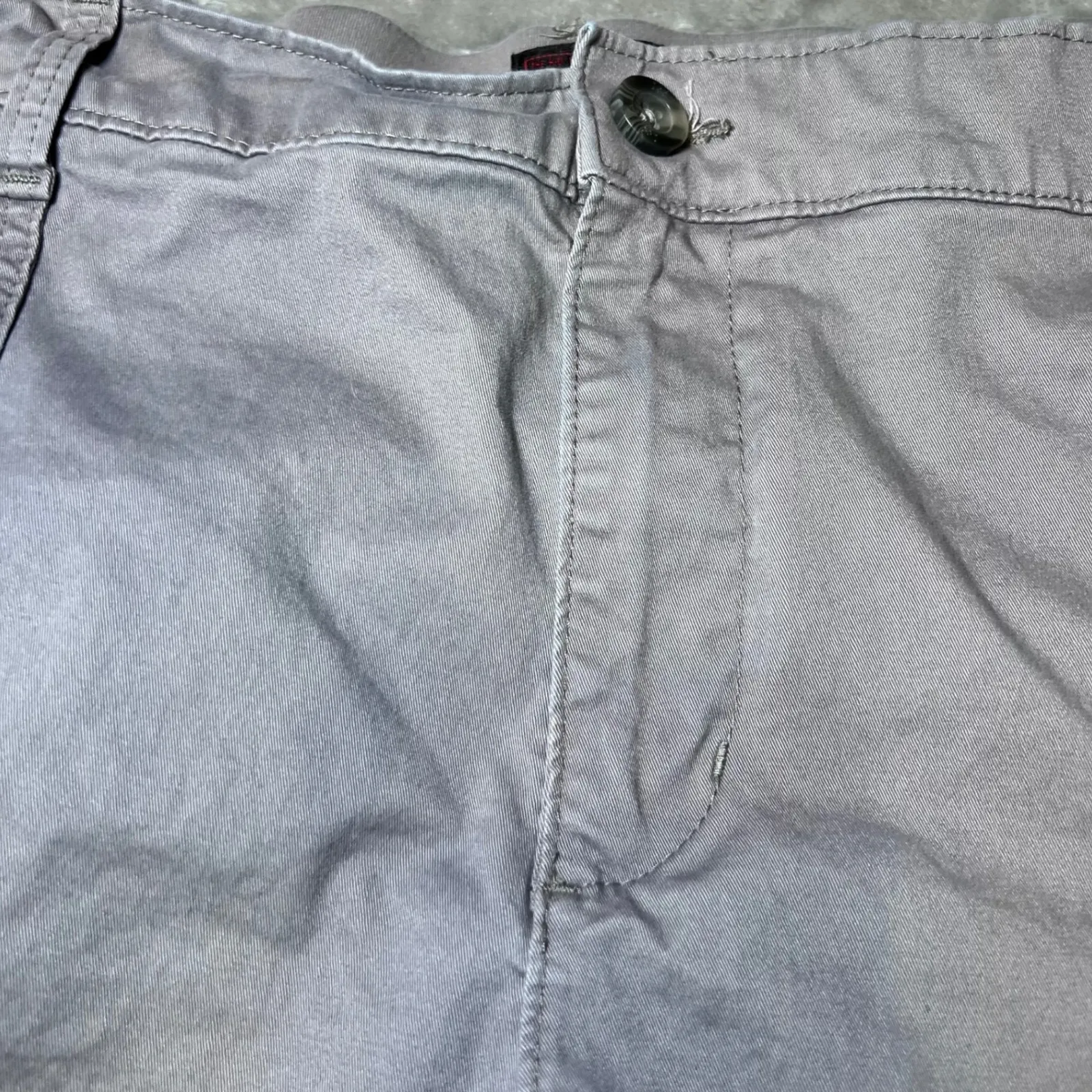 Lee Cargo Pants Womens 18 Short Gray Casual Stretch Pockets Comfy Outdoor Work - Image 8