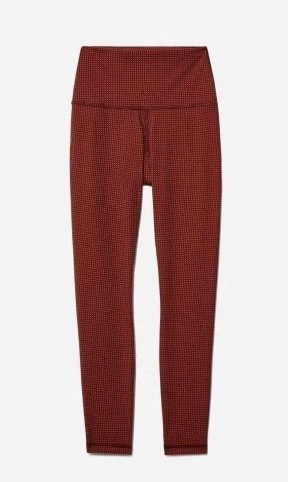 Everlane Women’s The Perform Ankle Stretch Legging maroon size Large - Image 5