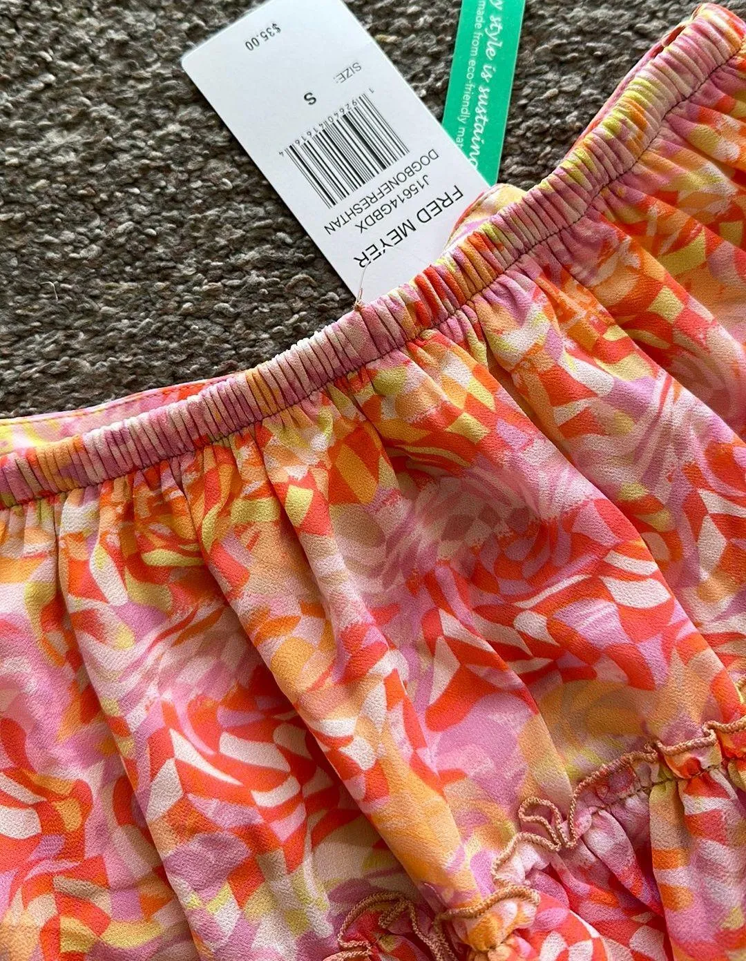 Mini Skirt Orange - Image 3