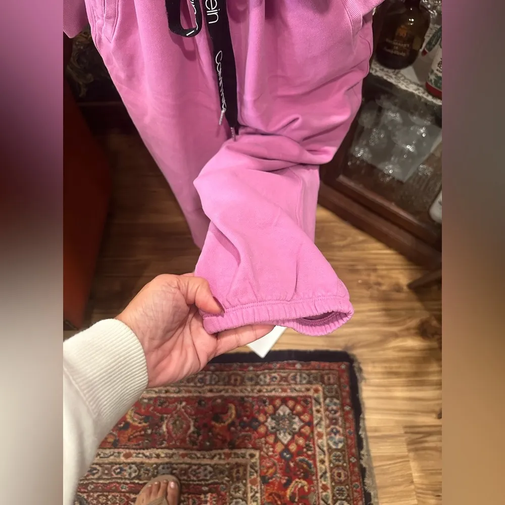 Calvin Klein Pink Women's Hoodie and Pants Set purple color - Image 6