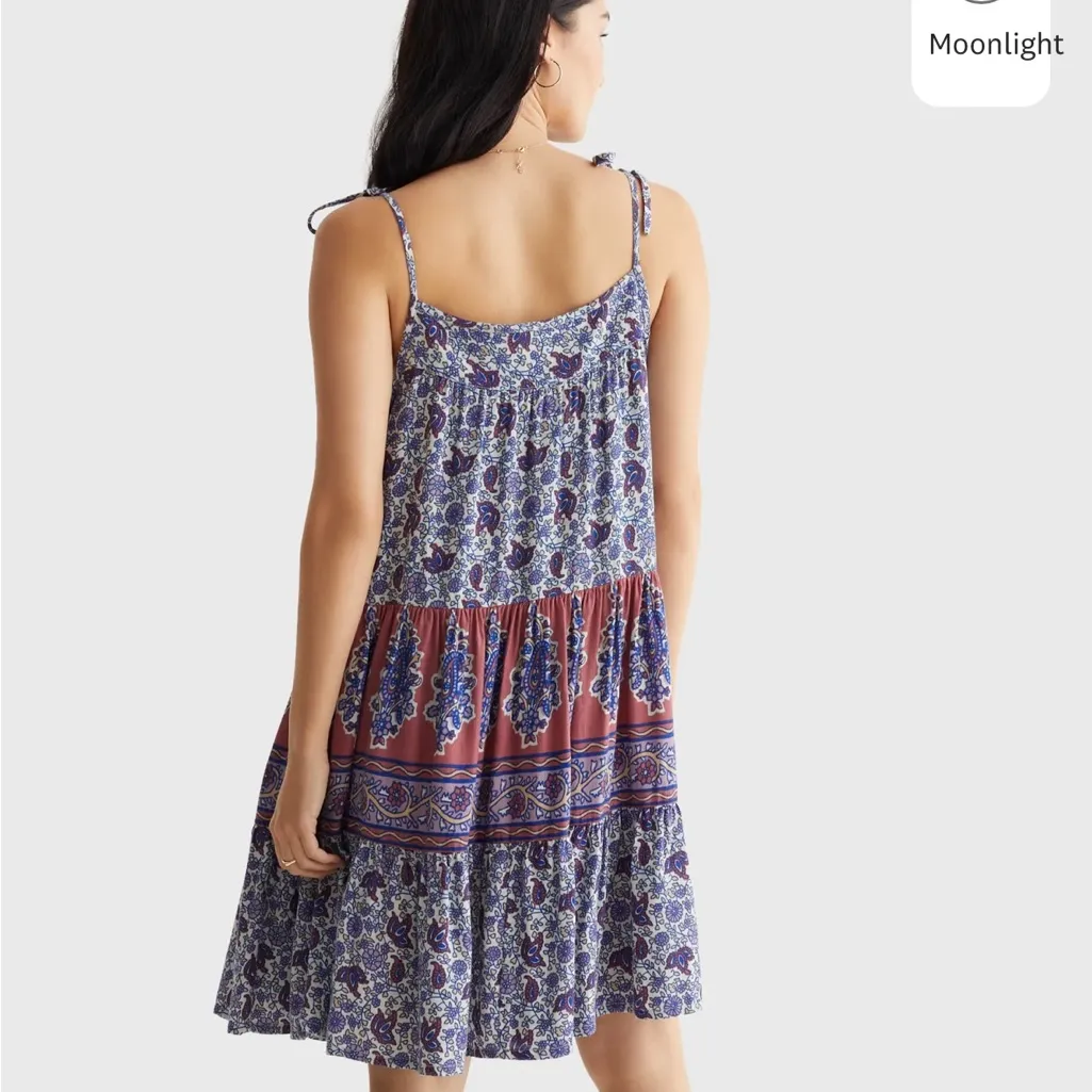 Lucky‎ Brand Dress Women's S Cottagecore Boho Sundress Tiered - Image 6