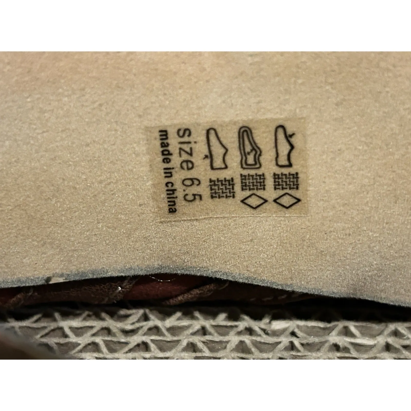 Michael Antonio Knee High Boots Women's 6.5 Tan Faux Leather High Heel - Image 9