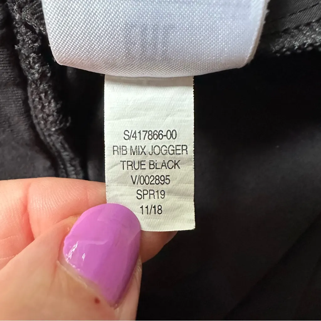 Old Navy Maternity Rib Mix Jogger Pants Women’s Size XXL Maternity Black - Image 7