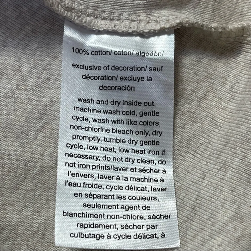 Tommy HILFIGER Women's Basic Cotton T-Shirt Beige Sz L - Image 10