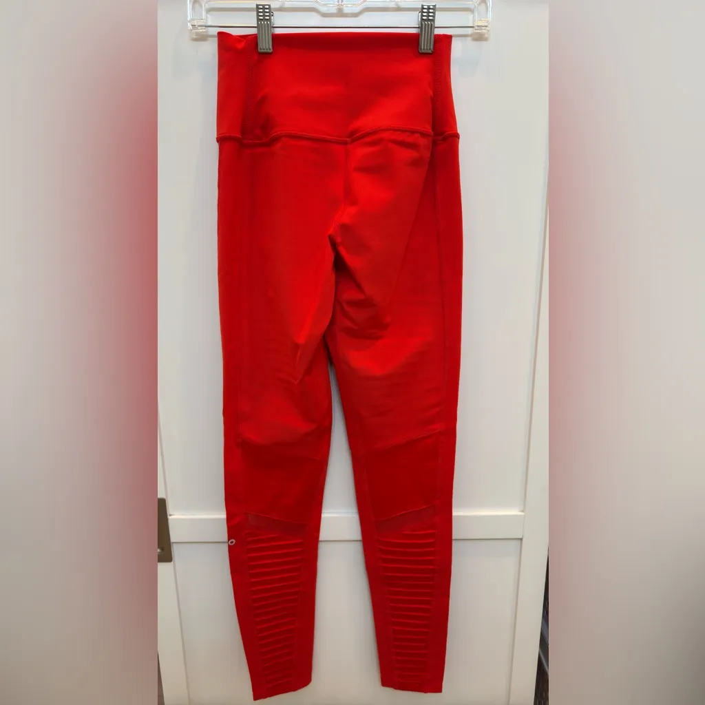 ALO Yoga high waist motto leggings - red - Image 3