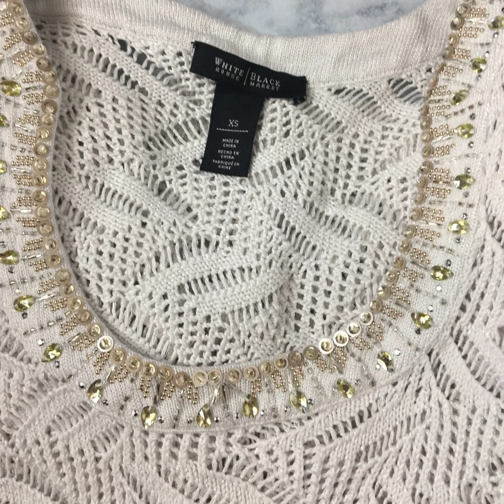 White House Black Market White Stretch Tunic - Image 6