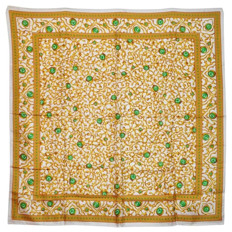 Oscar de la Renta Silk Scarf - Image 2