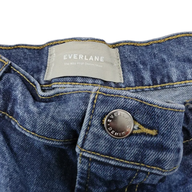 Everlane Shorts Size 31 W31" x L2" Everlane The Way-High Denim Short Jean Shorts - Image 5