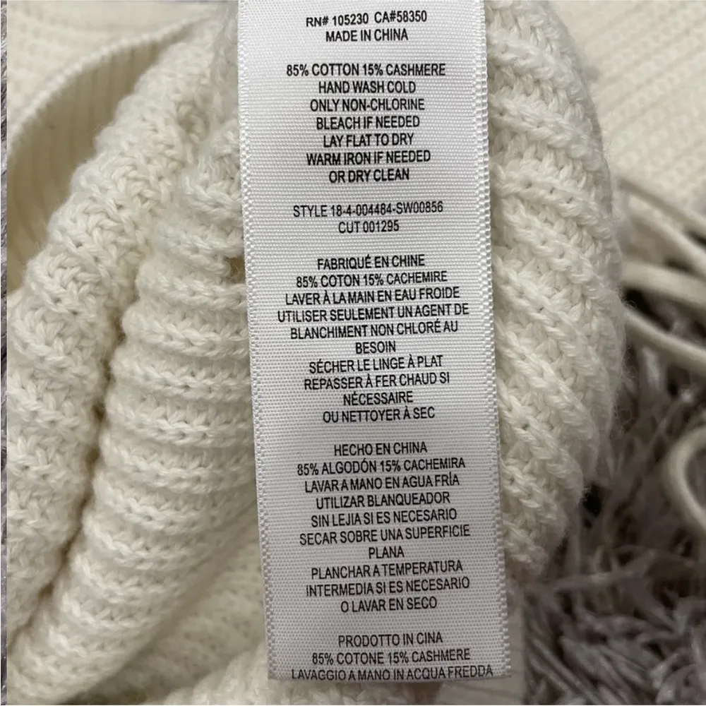 Joie Adanya Scallop Knit Sweater in Porcelain - Image 4