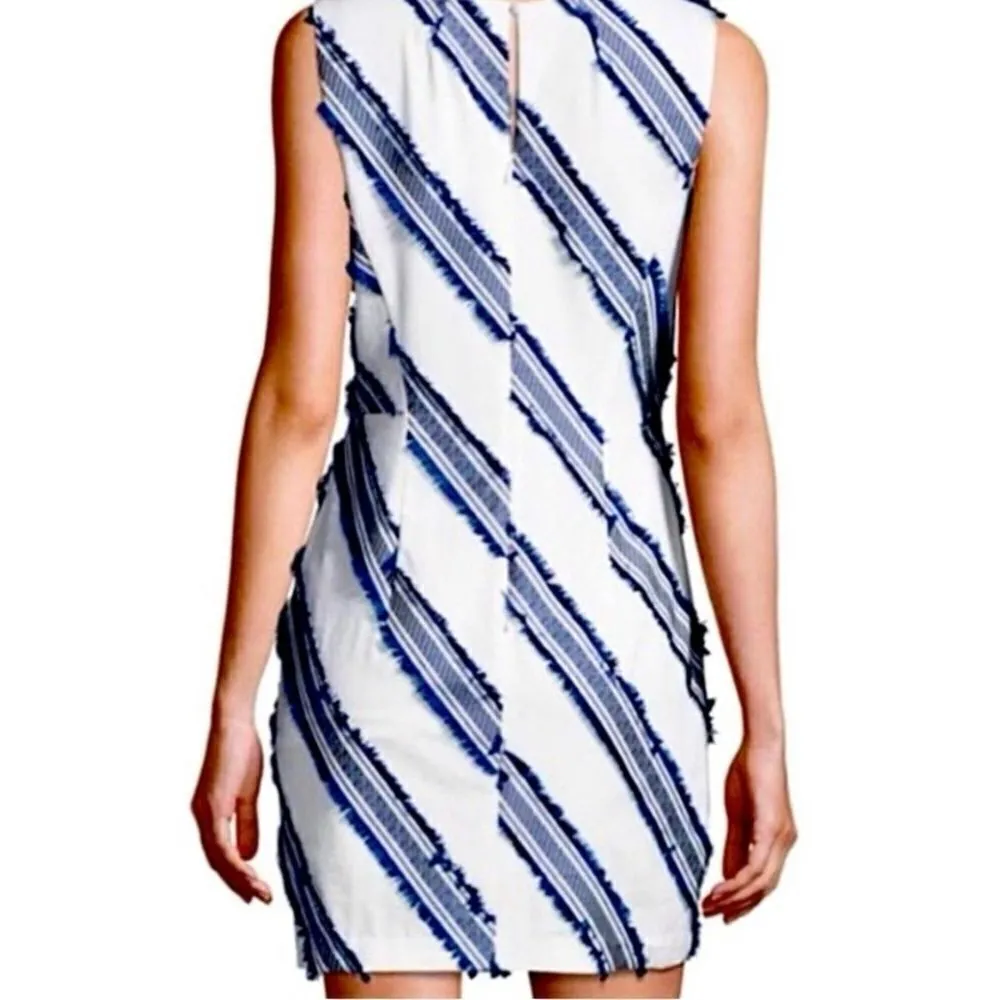 #700  MILLY Kendra Diagonal Mini Dress New with tags - Image 3