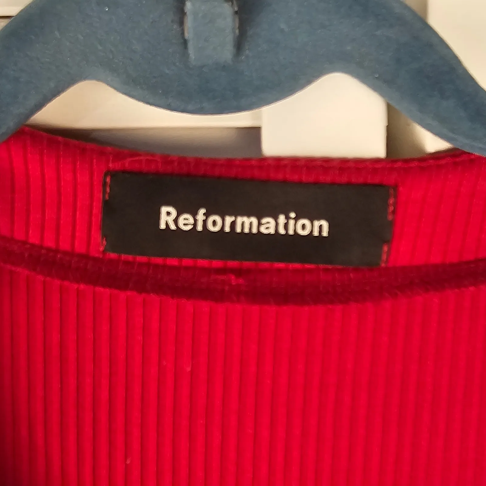 Reformation Womens‎ Red Cardinal Dress Small - Image 4