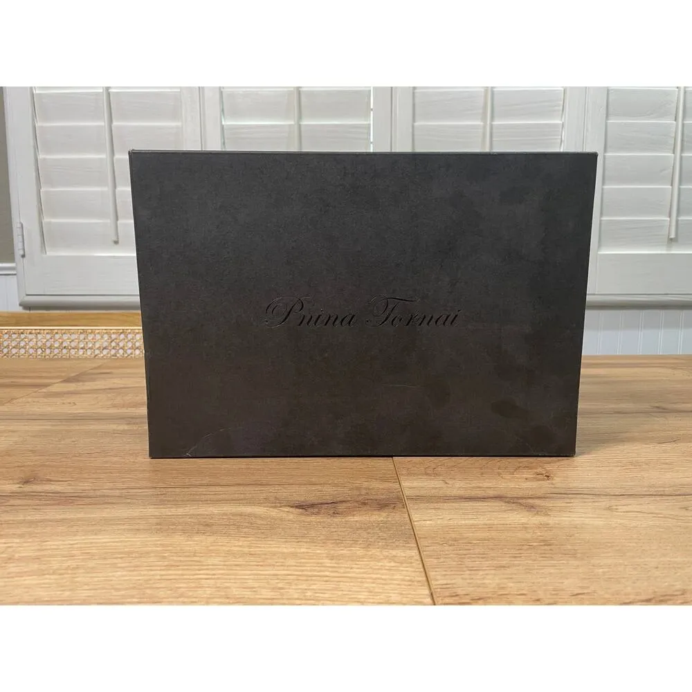 Pnina Tornai 4 Naturalizer Liefde Satin Rhinestone Mules Black Size 9.5 Wide NIB - Image 13