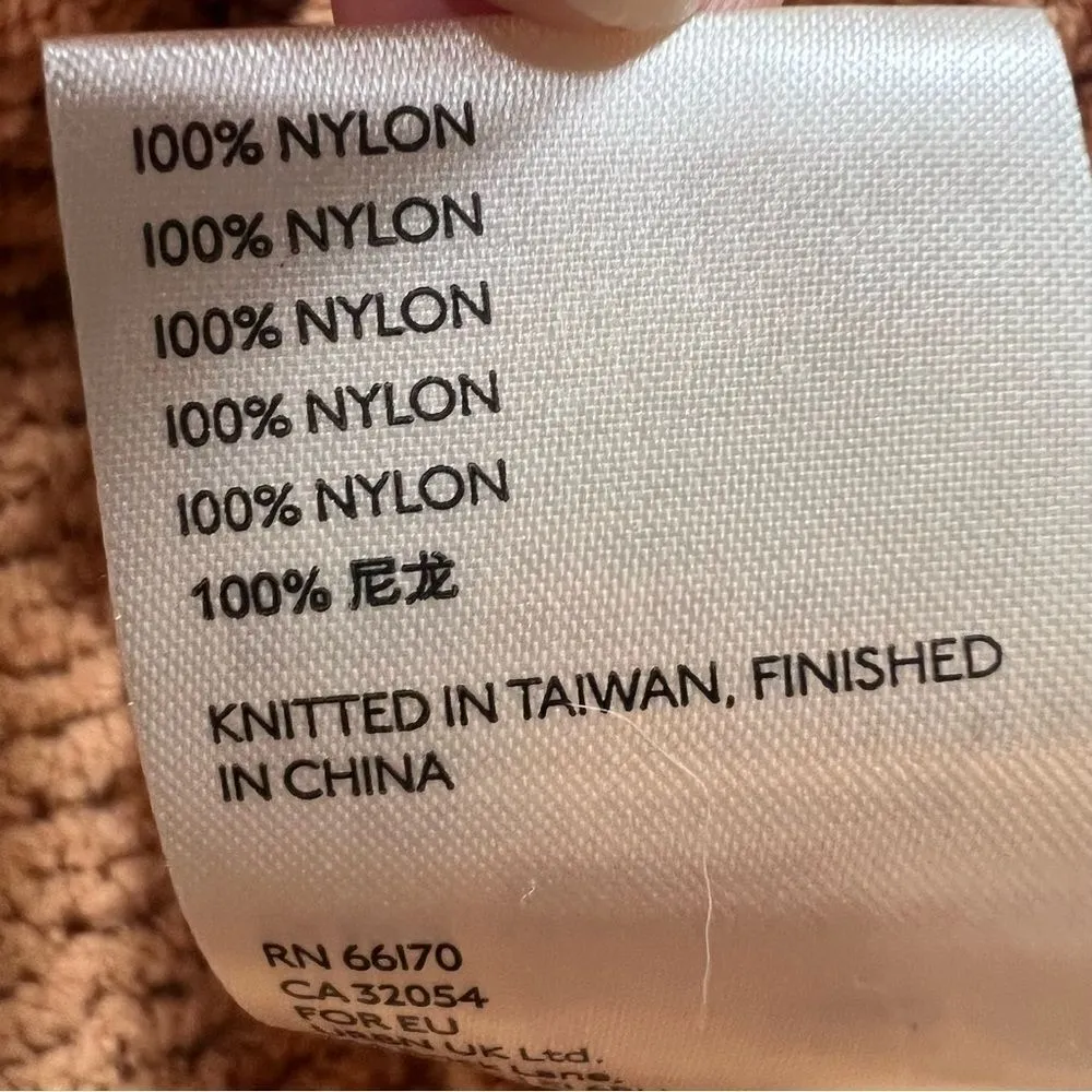 Free People Be Yours Cowl Neck Sweater Camel - Image 8