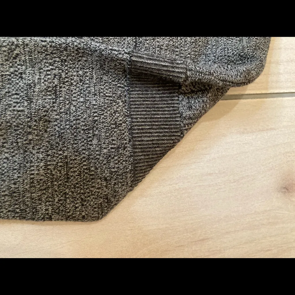 AllSaints Wool Blend Sweater Women’s XS Black Gray Cold Shoulder - Image 8