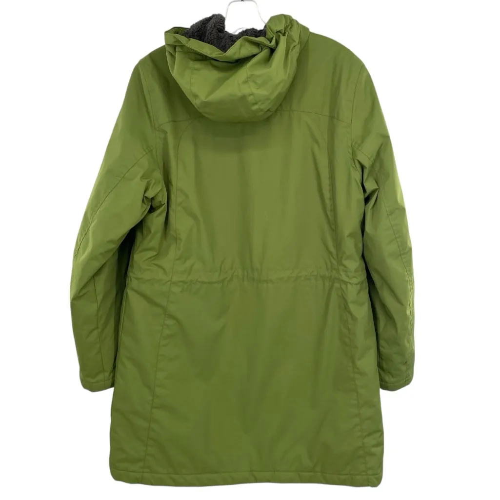 L.L. Bean Women’s Winter Warmer Coat Green Size Medium - Image 4