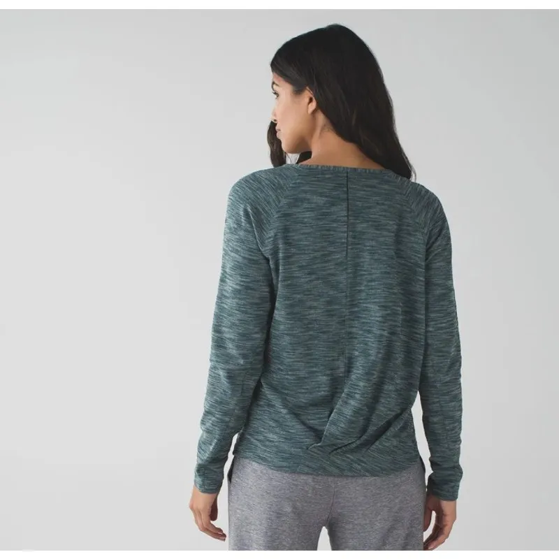 Lululemon Green Go City Pullover Crewneck Lightweight Loungewear Women's size 4 - Image 2